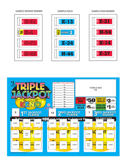 Triple Jackpot Keno