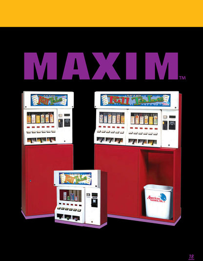 MAXIM TM Pull-Tab Vending Machines