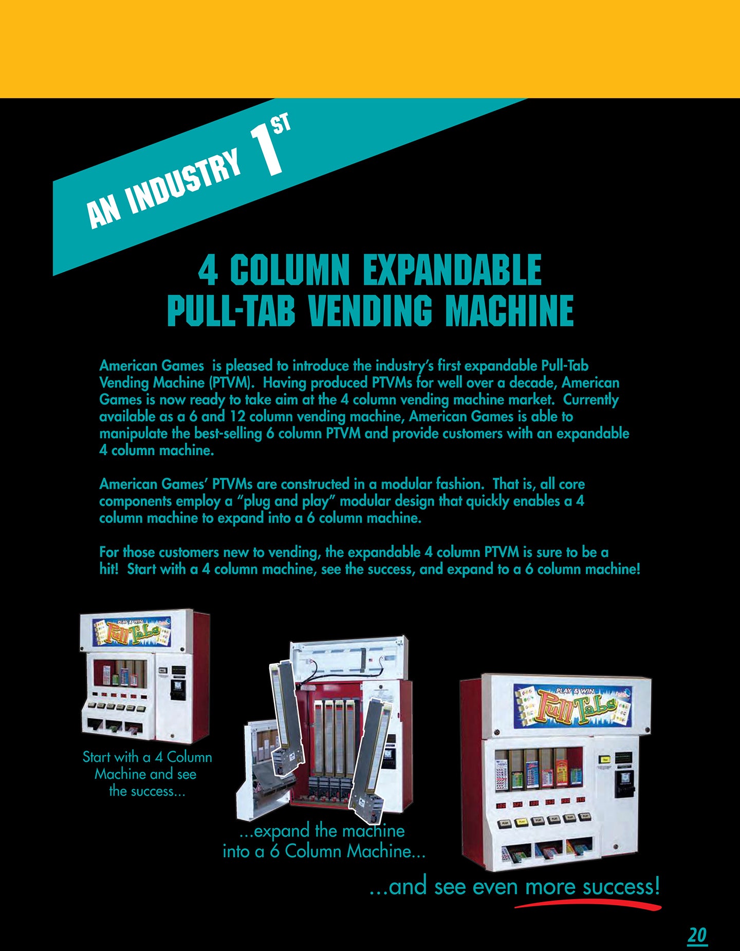 MAXIM TM Pull-Tab Vending Machines