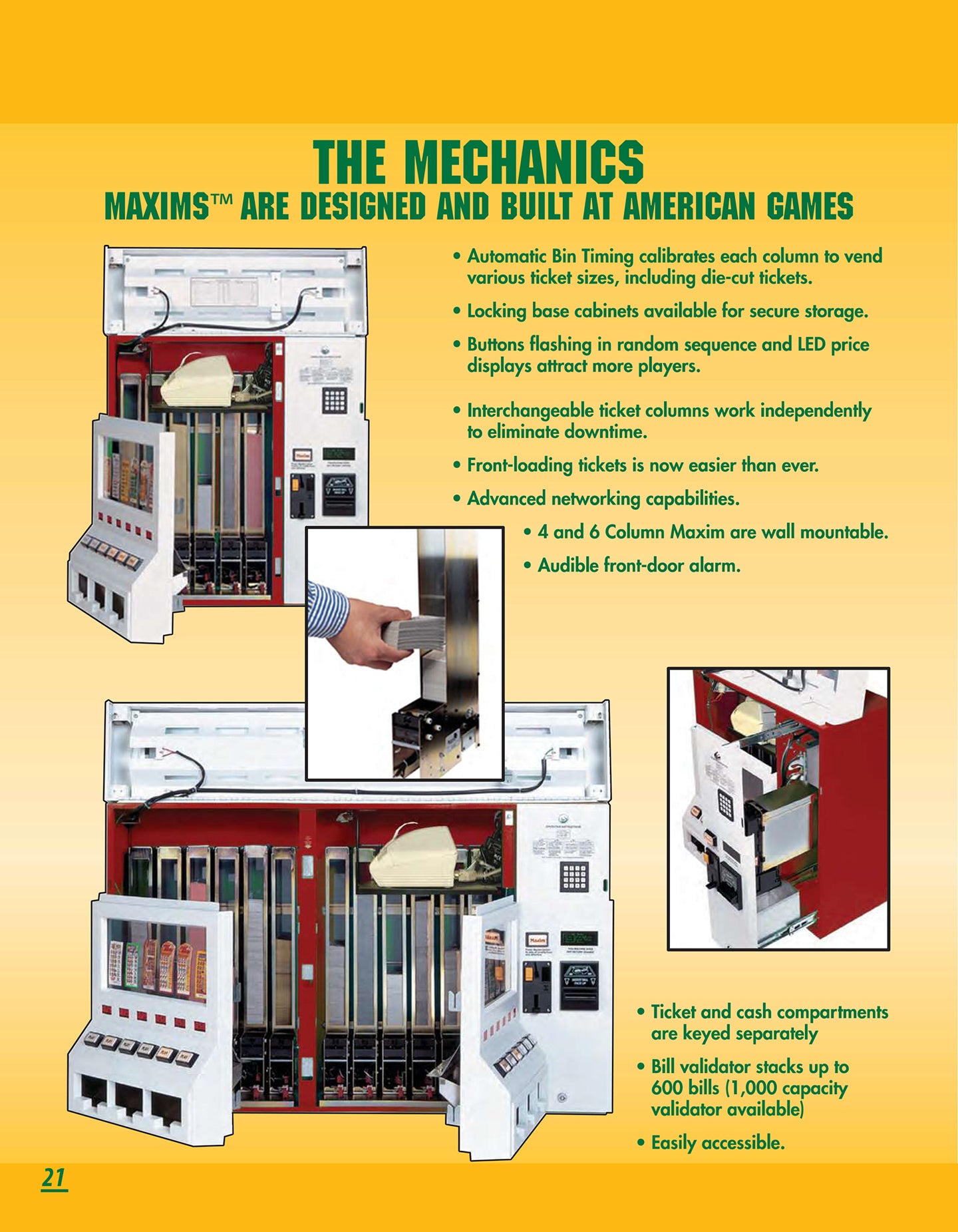 MAXIM TM Pull-Tab Vending Machines