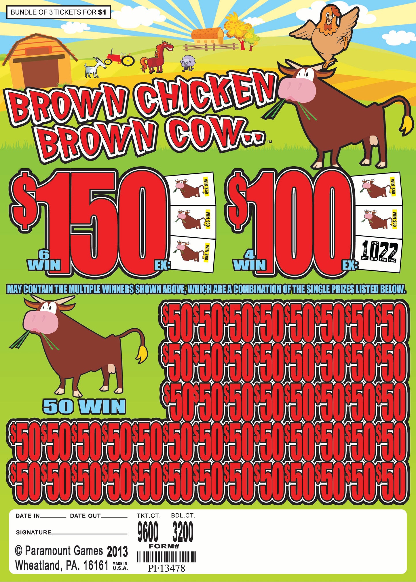 Brown Chicken Brown Cow