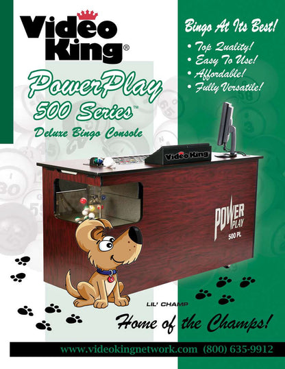 Video King Power Play 500 Series Deluxe Bingo Console